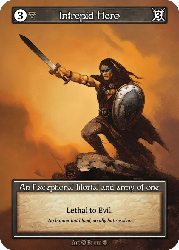Intrepid Hero - Gothic (Foil)