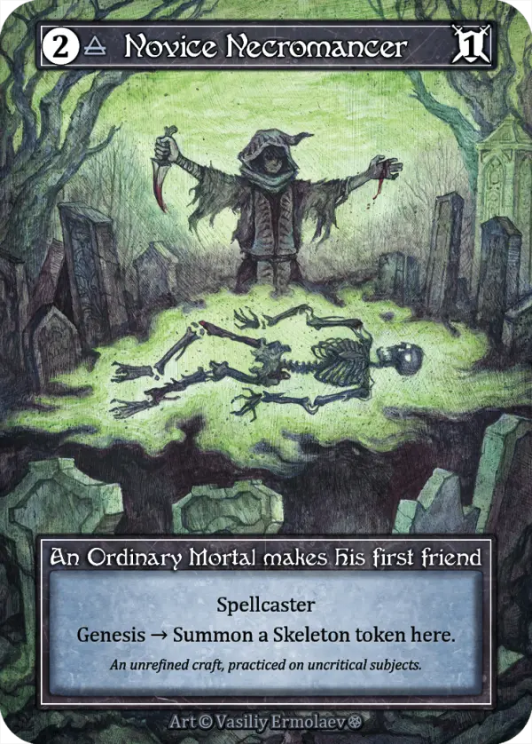 Novice Necromancer - Gothic (Foil)