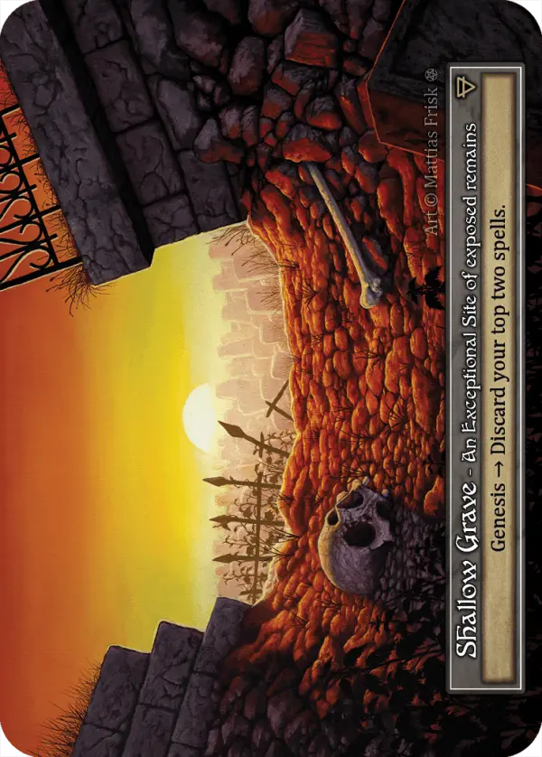 Shallow Grave - Gothic (Foil)