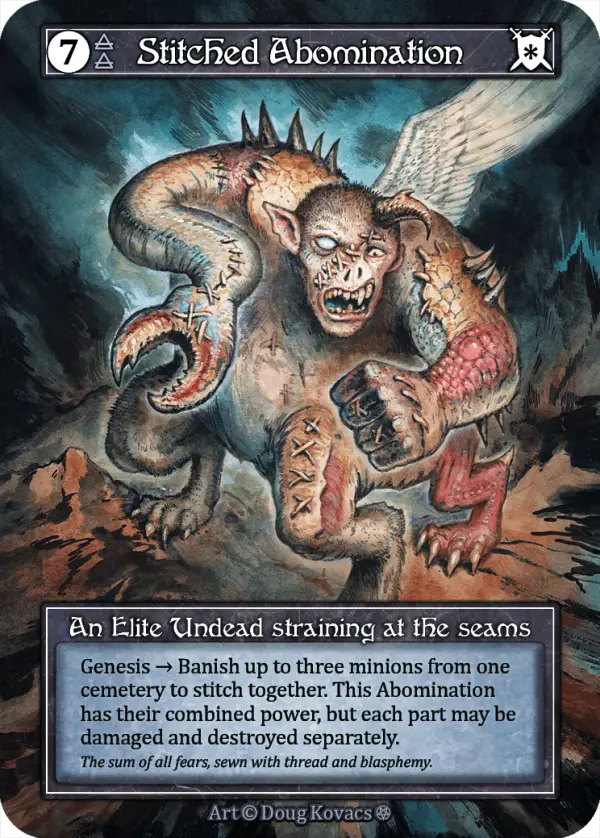 Stitched Abomination - Gothic (Foil)