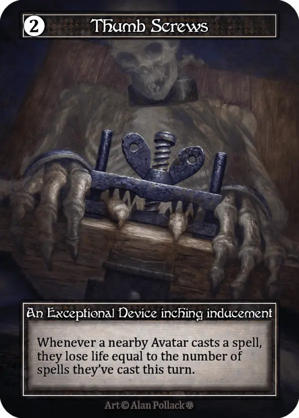 Thumb Screws - Gothic (Foil)