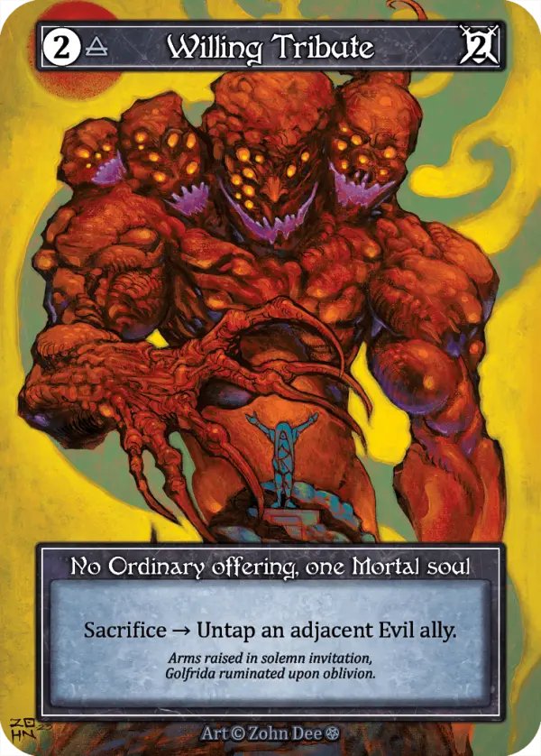 Willing Tribute - Gothic (Foil)